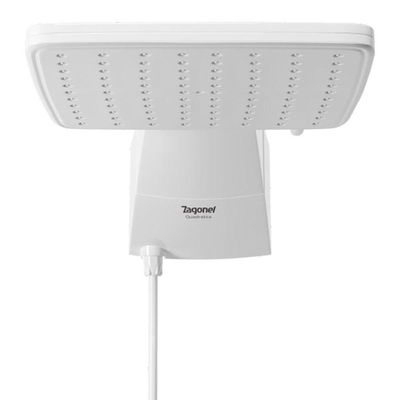 Chuveiro Zagonel Quadratta Eletrônico Branco 127v - 5500w