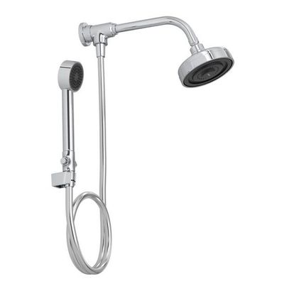 Chuveiro Deca Acqua Plus 1990.c.std.kit.n De Parede Com Desviador Cromado Cromado
