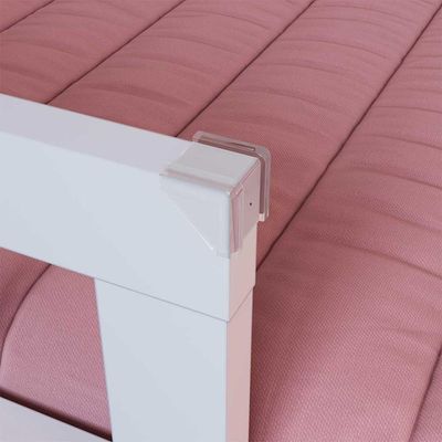 Cama Montessoriana Infantil Solteiro Proteção Lateral Aveiro Oak Branco
