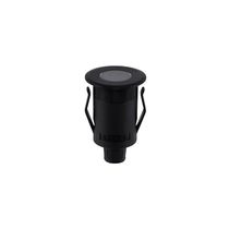 Balizador De Solo Led Stella Way Up Recuado 1w Bivolt Preto - 3000k - Luz Amarela