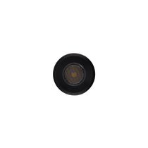 Balizador De Solo Led Stella Way Up Recuado 1w Bivolt Preto - 3000k - Luz Amarela