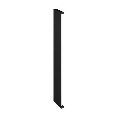 Arandela Stella Reflex Led 72cm Ip65 20w Bivolt Preto - 2700k - Luz Amarela