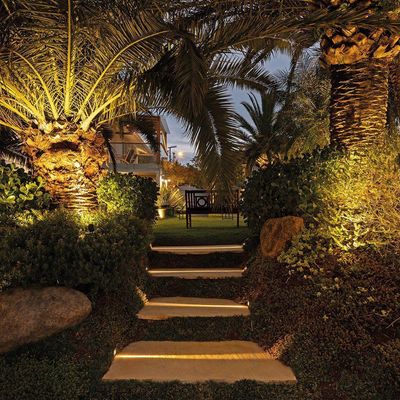 Arandela - Balizador Stella Line Led Ip65 6w Bivolt Preto - 3000k - Luz Amarela