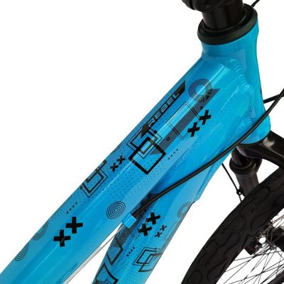Bicicleta 26 Gta Rebel Freeride Cor Azul Single 7v Rodas Vmaxx Freio A Disco Pneu Flame