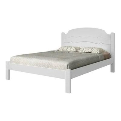 Cama Iris Casal 1,38Cm Branco- Cambel