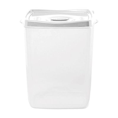 Kit 5 Potes Porta Mantimentos Plasvale Branco