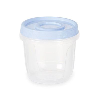 Pote Redondo Com Tampa Rosca De 750 Ml Branco