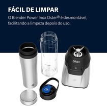 Blender Power Inox Oster Com 2 Jarras To Go 110V