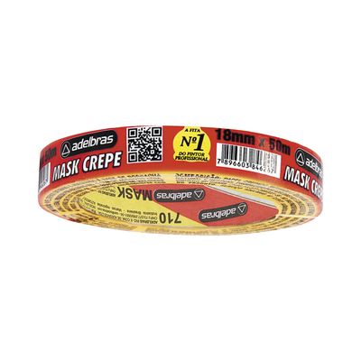 Fita Crepe Adesiva Adelbrás 18mmx50m UNICA