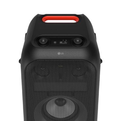 Caixa de Som Amplificada LG Partybox Xboom XL9T IPX4 Bivolt com Bluetooth, Alça de transporte e Display LED 1000W RMS - Preta