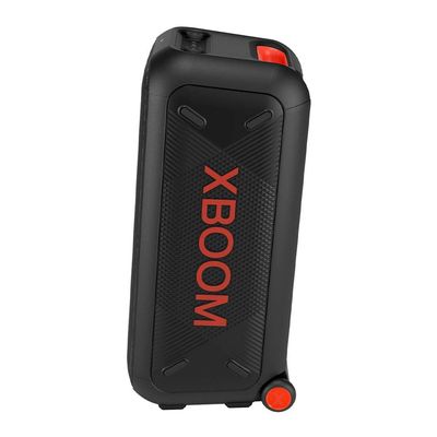 Caixa de Som Amplificada LG Partybox Xboom XL9T IPX4 Bivolt com Bluetooth, Alça de transporte e Display LED 1000W RMS - Preta
