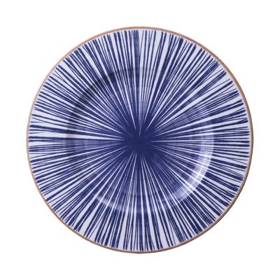 Prato Raso Tramontina Abstratta em Porcelana Decorada 28 cm