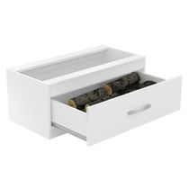 Caixa De Lenha Embutida Cl N2 Branco - Completa Móveis