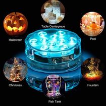 Luminaria Led Para Piscina Luzes Coloridas Com Controle Remoto