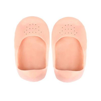 Par De Meias Sapatilha Silicone Cicatrizante Proteção