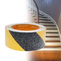 Fita Antiderrapante Autoadesiva Segurança Lixa Escada 5 Mts 50mm Amarelo E Preto
