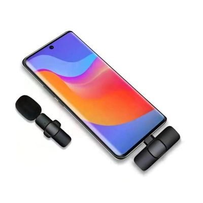 Microfone Sem Fio Transmissor Receptor De Lapela Para Android Tipo C