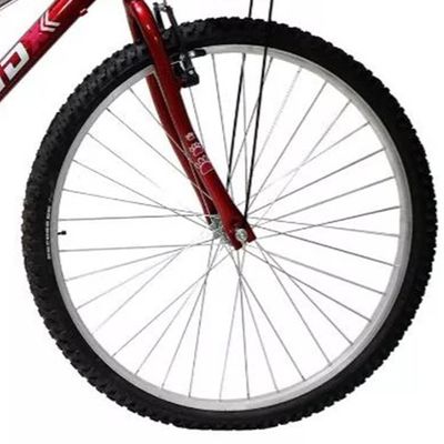 Bicicleta Aro 26 Feminina Mono Sem Marcha Com Cesta Saidx Vermelho