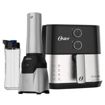 Kit Blender Power Inox E Fritadeira Inox Compact 4,6L Oster 110V