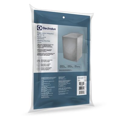 Capa para Máquina de Lavar Electrolux Cinza 10kg a 16kg Tamanho G Não se aplica