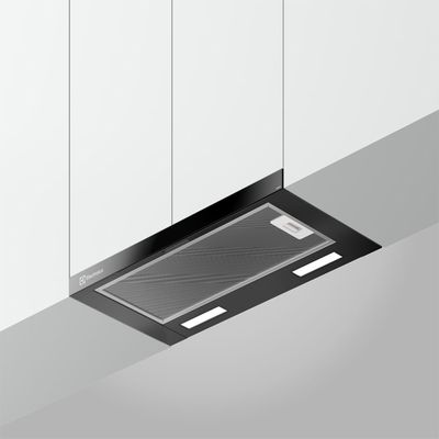 Depurador de Ar Electrolux 60cm Retrátil Preto Efficient com Luz de Led (DE6RP) 127V