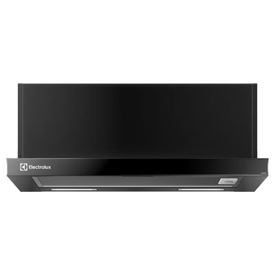 Depurador de Ar Electrolux 60cm Retrátil Preto Efficient com Luz de Led (DE6RP) 127V