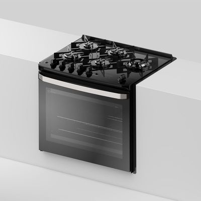 Fogão de Embutir 5 bocas Electrolux Preto Experience Mesa Vidro e Tripla Chama (FE5EP) 220V