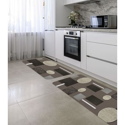 Jogo De Tapetes Para Cozinha Wevans Cinza