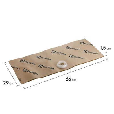 Kit 3 Sacos de aspirador de pó Modelos A20 e Gt3000 (CSE20) Electrolux Não se aplica