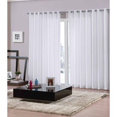 Cortina Duplex Bellini 4,20 x 2,50m Bella Janela Branco