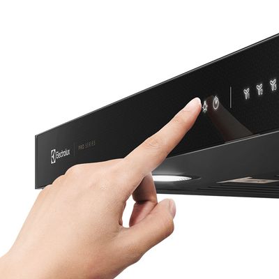 Coifa de Ilha Electrolux 90cm Preta Pro Series com Painel Touch e Filtro Baffle (90CIV) 127V