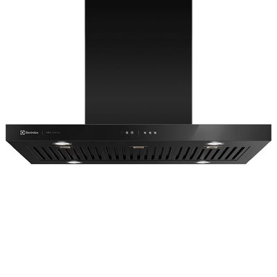 Coifa de Ilha Electrolux 90cm Preta Pro Series com Painel Touch e Filtro Baffle (90CIV) 127V