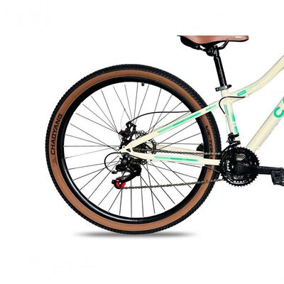 Bicicleta Viena Aro 29 Freio Disco 21v Com Cestão Colli Cor Bronze Tamanho Do Quadro 17 Branco