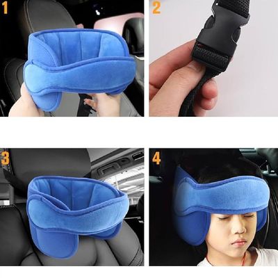 Apoio Faixa Cabeca Almofada Ajustavel Protecao Infantil Viagem Passeio Dia Dia Carro Bebe Pescoco