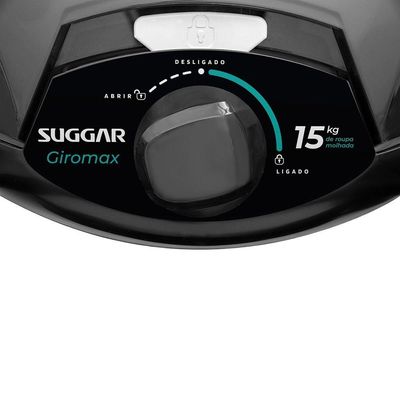 Centrífuga De Roupas Suggar Giromax 15Kg Preto 220V