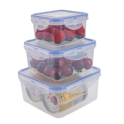 Kit 3 Potes Herméticos Profissionais Empilháveis