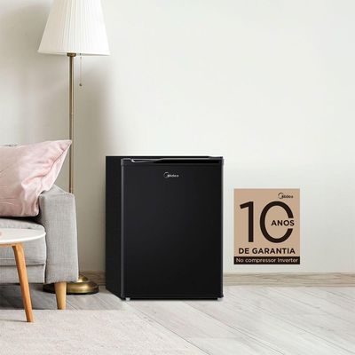 Frigobar 67 Litros Black Edition Inverter Bivolt Midea MDRD108FGD303 - Bivolt