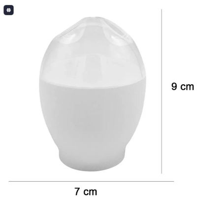 Kit Com 2 Formas Para Cozinhar Ovos No Micro-ondas Pote Omelete A Vapor