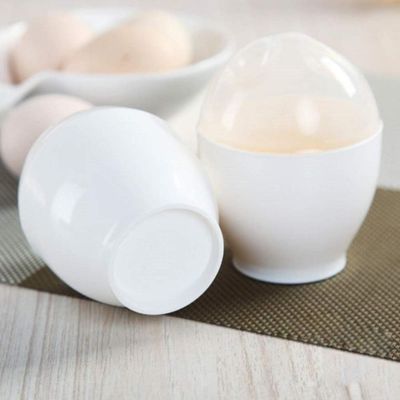 Kit Com 2 Formas Para Cozinhar Ovos No Micro-ondas Pote Omelete A Vapor