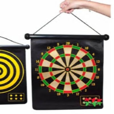 Jogo De Dardos Magnético Grande Dupla Face 38cm Com 6 Dardos Seguro E Divertido Para Todas As Idades