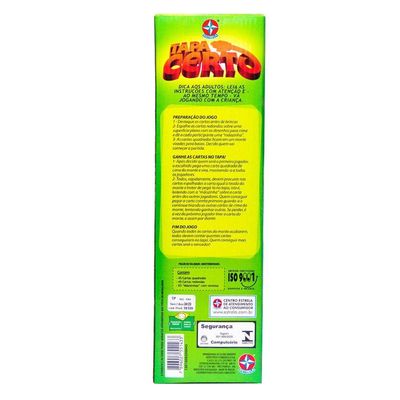Jogo Tapa Certo Estrela - Brinquedos Estrela