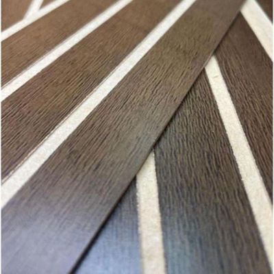 Painel Ripado Parede Versátil Kit 50 Placas Mdf 45 X 11 Cm Castanho