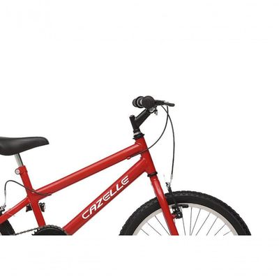 Bicicleta Cazelle Aro 20 Sem Marchas Freios V-brake Colli Vermelho