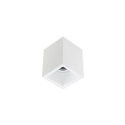 Spot De Sobrepor Recuado Stella Square Out Mr16 Gu10 Bivolt Branco