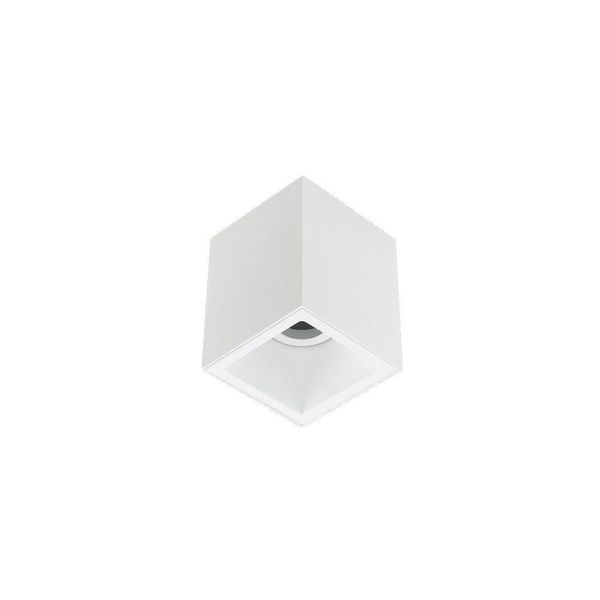 Spot De Sobrepor Recuado Stella Square Out Mr16 Gu10 Bivolt Branco