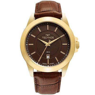 Relógio Technos Masculino Steel Dourado - 2115mya-0m 2115mya-0m