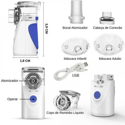 Portátil Inalador Nebulizador Portátil Nebulizador Inalador