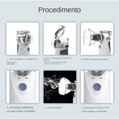 Portátil Inalador Nebulizador Portátil Nebulizador Inalador