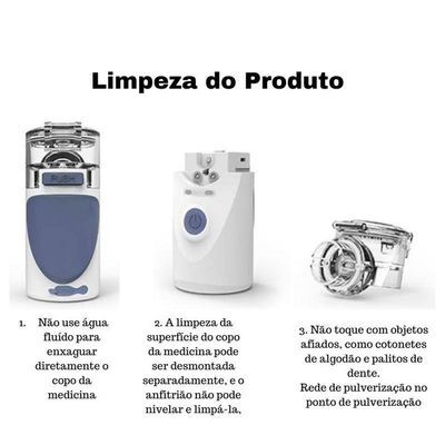 Nebulizador Portátil Inalador Nebulizador Adulto Infantil