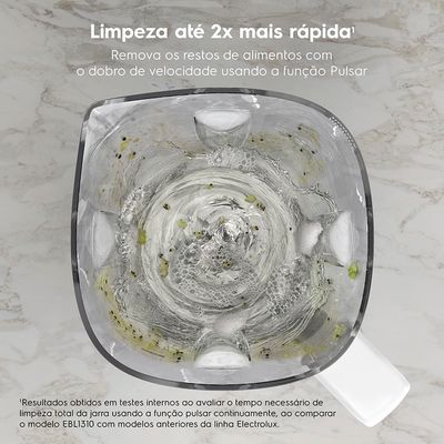 Liquidificador Electrolux 1300W 3.2L Efficient TriForce 12 Velocidades Branco (EBL1310) 220V